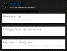 Tablet Screenshot of obiegame.com